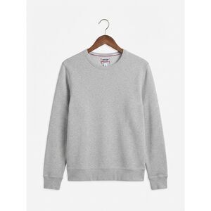 Lands' End Serious Sweats Light Heather Gray Mens Crewneck Sweatshirt
